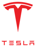 Logo of Tesla - Bradley Flughafen